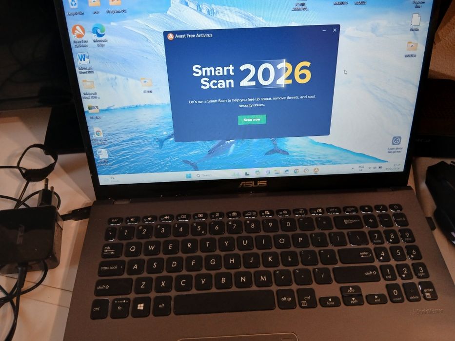 Laptop ASUS X509MA cu procesor Intel Pentium Silver N5030, 15.6", HD,