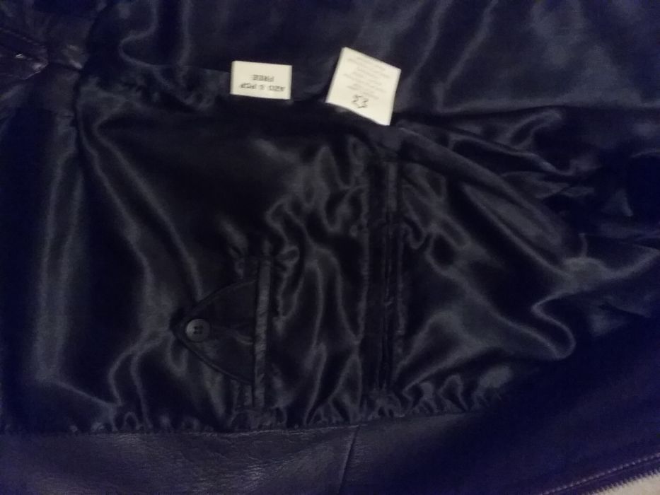 Haina de dama din piele naturala