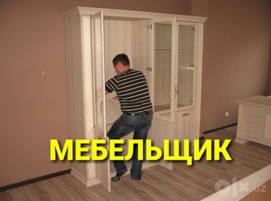 Mebellarni yechamiz yig‘amiz o‘rnatamiz va ta‘mirlaymiz