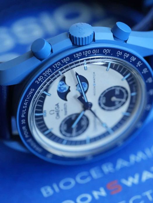 Omega Swatch Mission to the Super Blue Moonphase