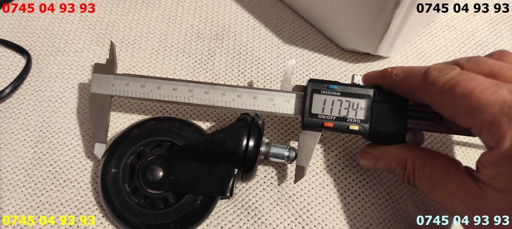 roti de silicon ax de 11mm roata de 75mm noi 5 buc