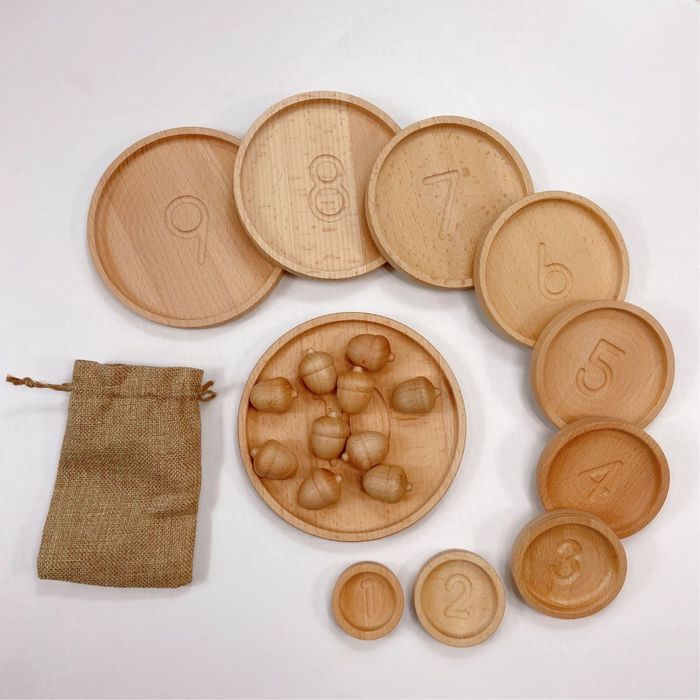 Монтессори пирамидка с числами