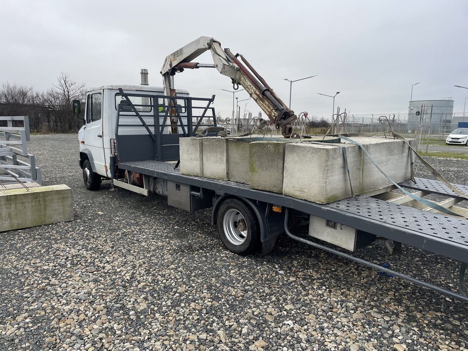 Transport  utilaje Lucrări cu Macara Hiab