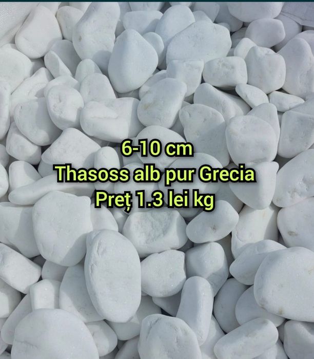Piatra decorativa ornamentală thasoss alb pur Grecia