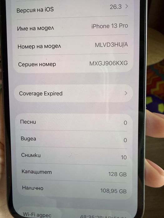 iPhone 13 pro 128GB Blue