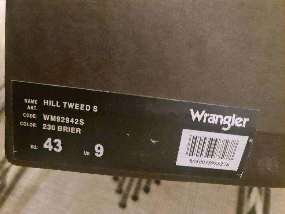 Bocanci Wrangler Hill Tweed S 43noi