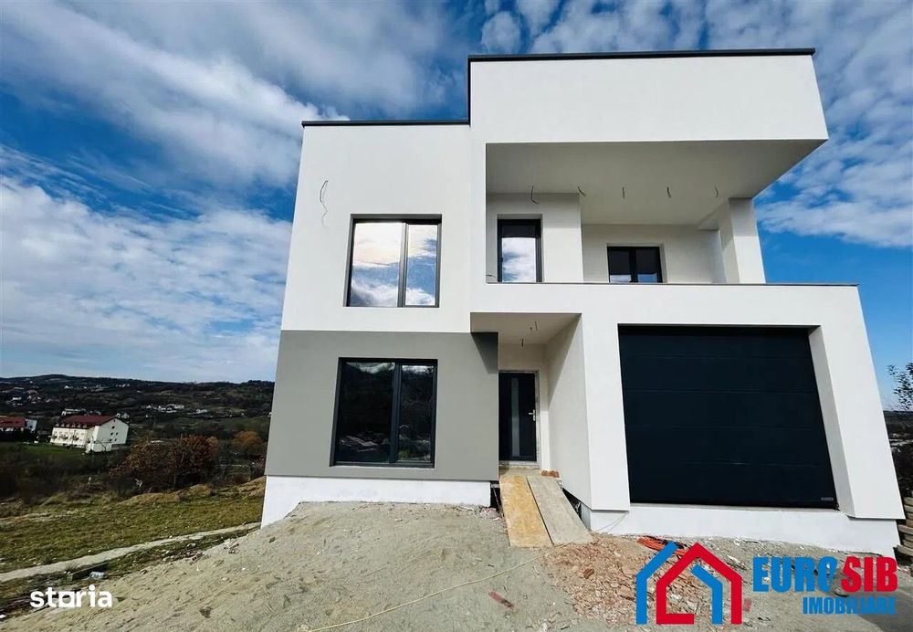 Casa individuala teren 561 mp cu garaj in Sibiu Cisnadioara