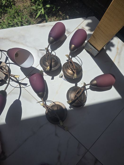 Set 2 lustre si 4 aplice de perete