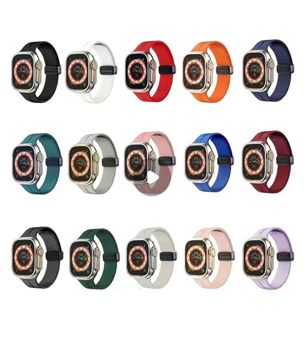 Husa Curea TPU Magnetic Bucle Apple Watch Iphone Orice Serie