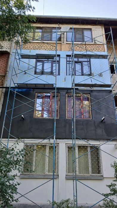 Утепление фасада пеноплексом с гидроизоляцией