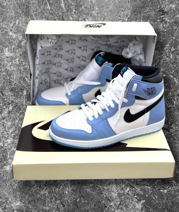 STOC LIMITATI!! Adidasi / Sneakers Air Jordan 1 High University Blue Albastru Marimi 36-44 Unisex