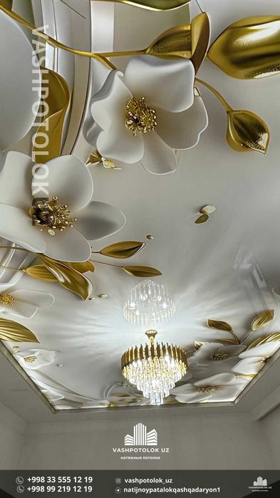 Натяжные потолки Natyajnoy patalok, Гарантия 20-лет