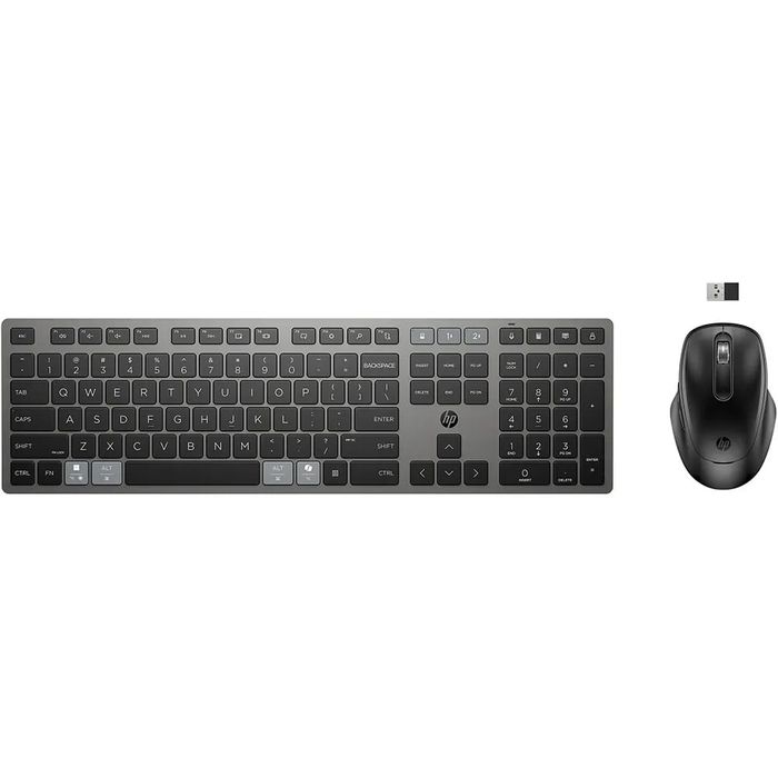 Tastatură + Mouse Wireless HP 720 Multi-Device – Reîncărcabile, Blueto