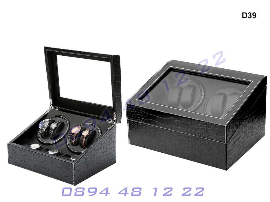 Кутия Автоматични Часовници Навиване Часовник Витрина Навивачка