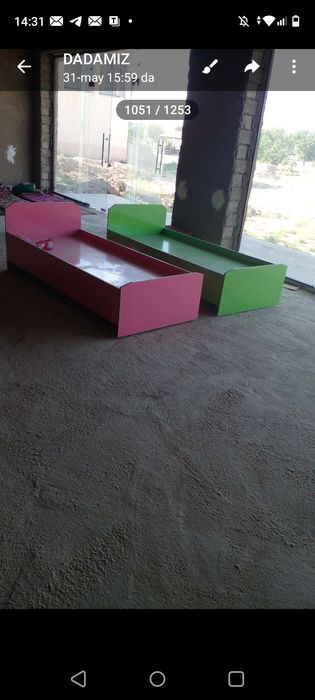 Bolajonlar uchun mebellar bogʼchalar uchun dars stollari  qilamiz