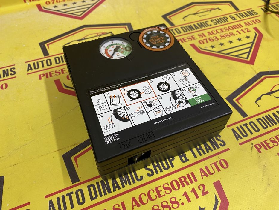 Compresor auto masina umflat roti OE Mercedes 12V 180W 15A Polonia
