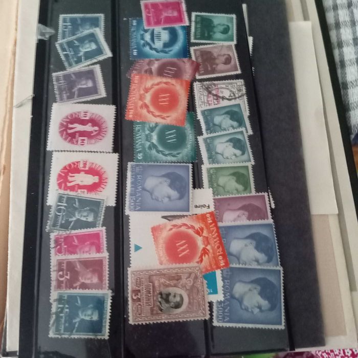Timbre Romania +Colite+plicuri prima zi