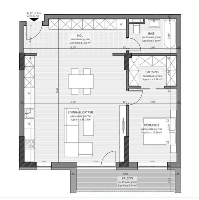 Apartament Premium in zona centrala - 80 mp *Vitus Residence — fotografia 3