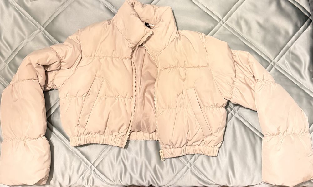 Бежевая короткая курта