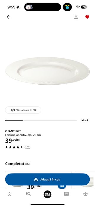 Set farfurii premium Ikea
