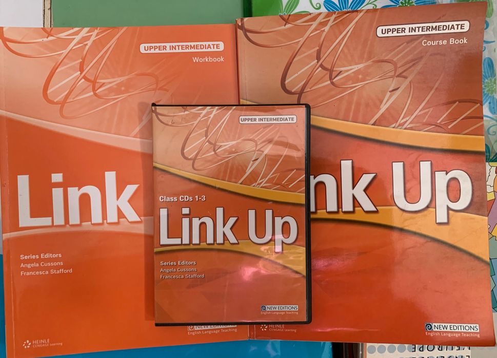 Link Up - Upper intermediate, учебник и уч. тетрадка с 5 бр. СД