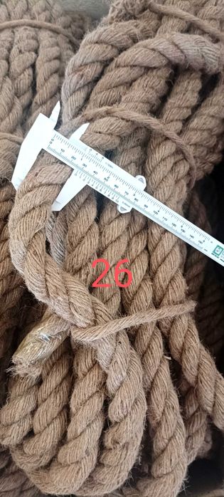 Конопено въже усукано