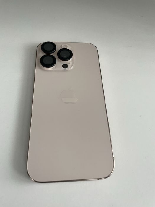 iPhone 16 Pro, 128 GB, Desert Titanium.