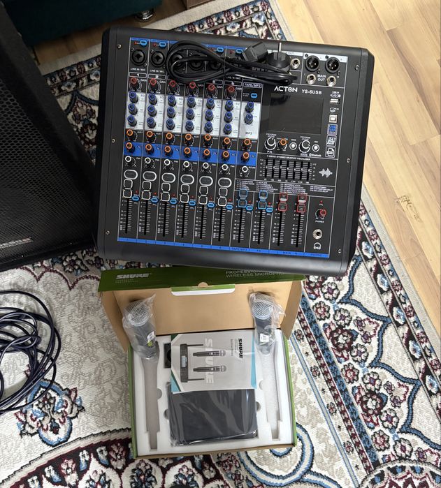 Музыкальная аппаратура Behringer , Shure