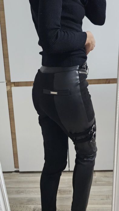 Клин кожа и велур