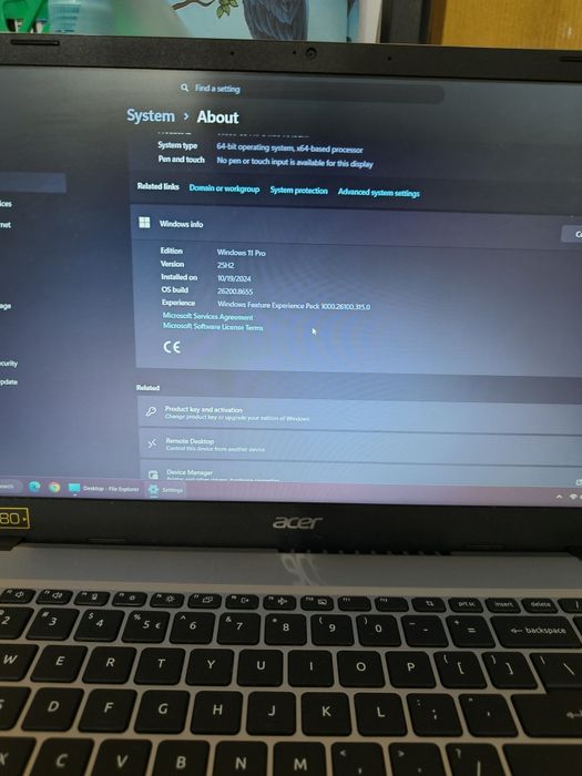Laptop acer aspire 3 15