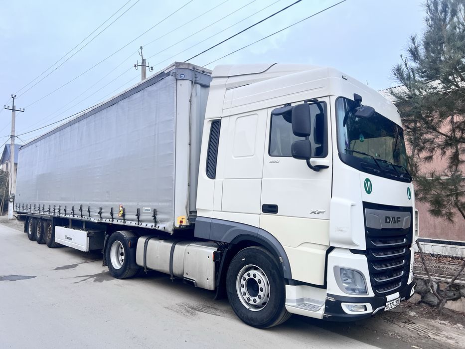 DAF YEVRO 6. 2018 yil. Pritsep KRONE 2018 yil