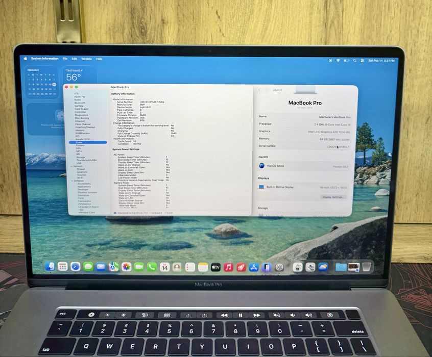 Macbook Pro 16inch 64/1TB i9