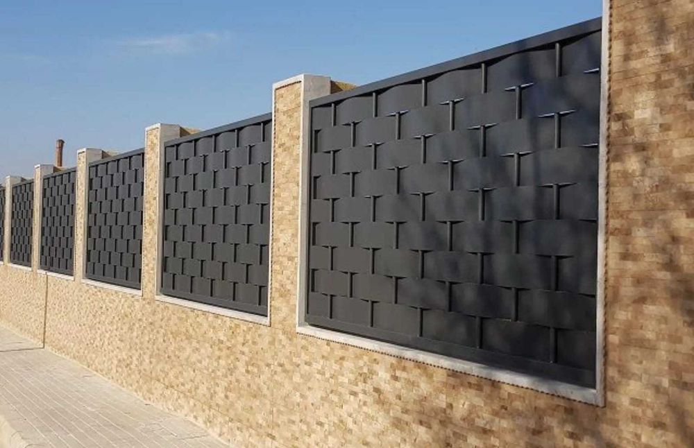 Garduri din panou stil jaluzele, sipca metalica, tabla si alte modele