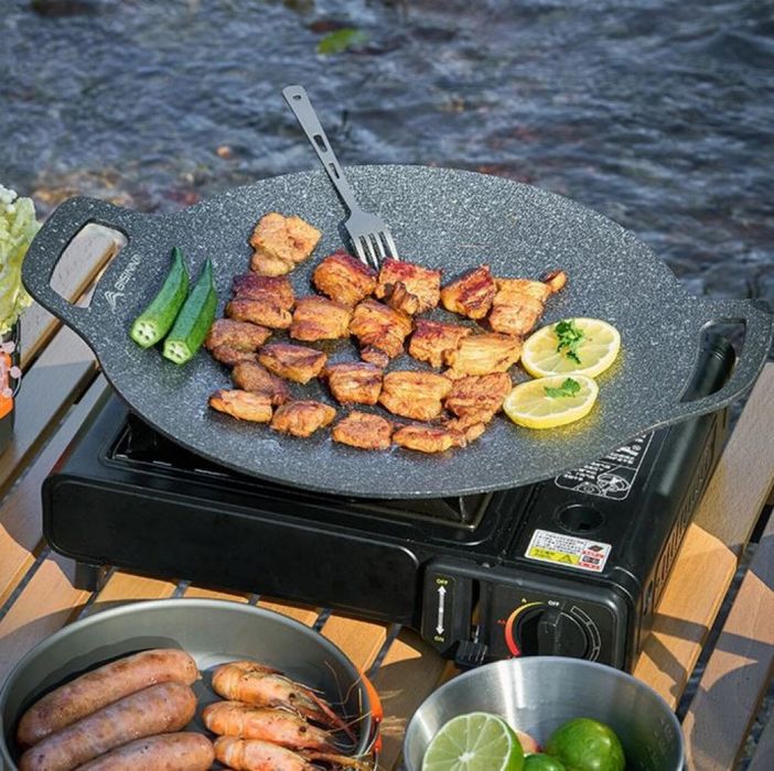 Комплект чугунен тиган и газов котлон