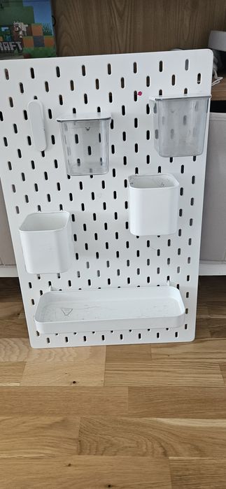 Panou perforat Ikea si accesorii