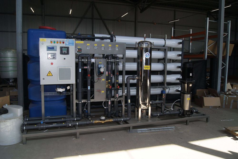 Обратный осмос промышленного назначения степенью очистки 99,9%