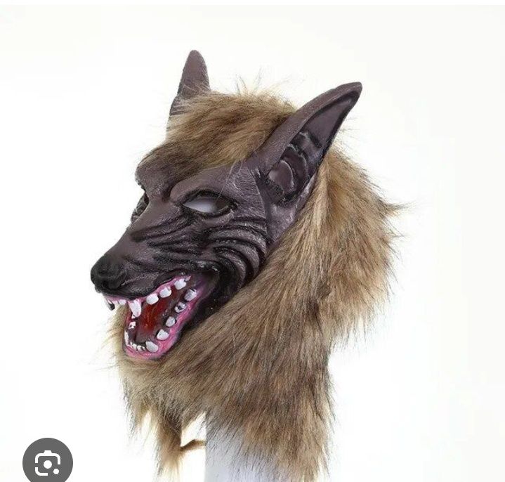 Маска Волка резиновая