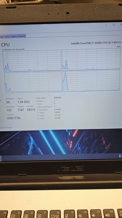 Лаптоп Asus K555L