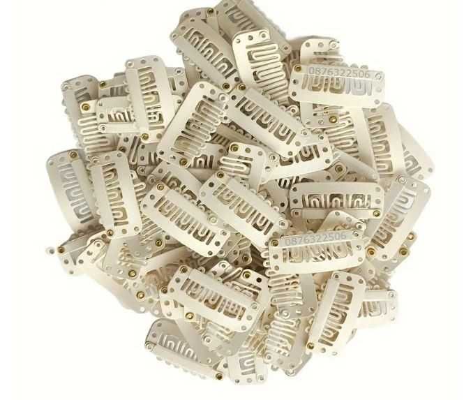 ТОП ЦЕНА! Професионални клипси / щипки за екстеншъни, със силикон!