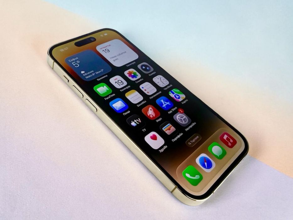 Apple iPhone 14 Pro 128GB Gold USA Перфектен Гаранция!