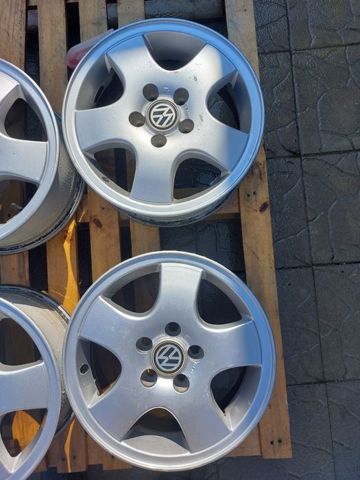 4ри бр алуминиеви джанти 14цола 5×100; ет 38; 57.1мм,оригинални,немски