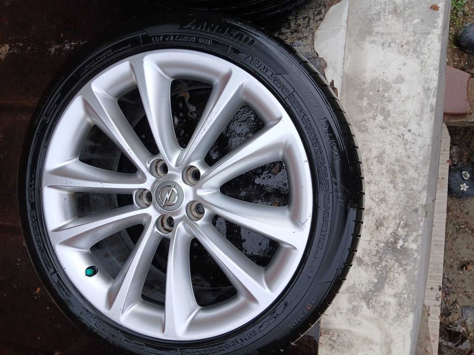 Set Jante Originale Opel Astra J 18" + Anvelope Vară Landsail (DOT 0123)