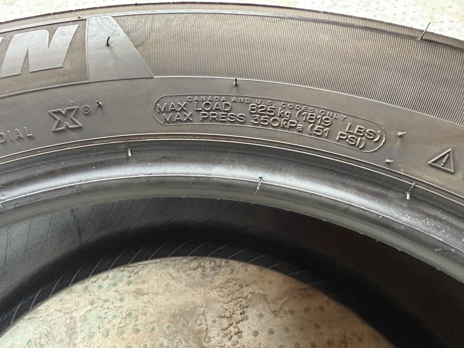 4бр. ОТЛИЧНИ Зимни Гуми С Борд 235/55R/19 **MICHELIN** DOT:0722- 7.0мм.+4.7мм.