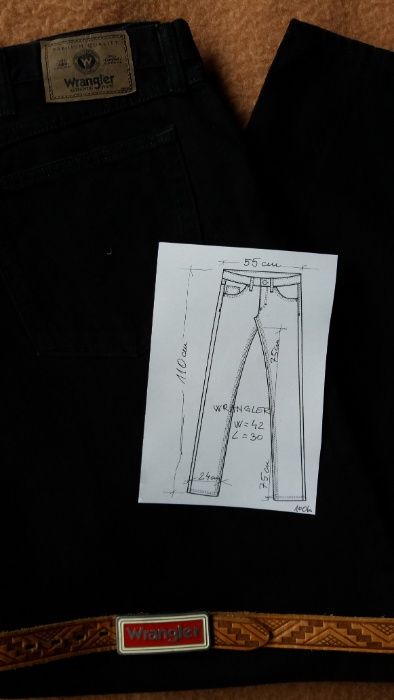 Wrangler Jeans Blugi americani marime mare cu masurile pe poza