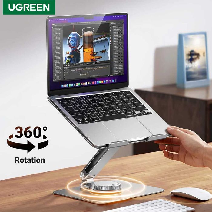 UGREEN LP592 Laptop Stand Вращающийся Складная Подставка для Ноутбука