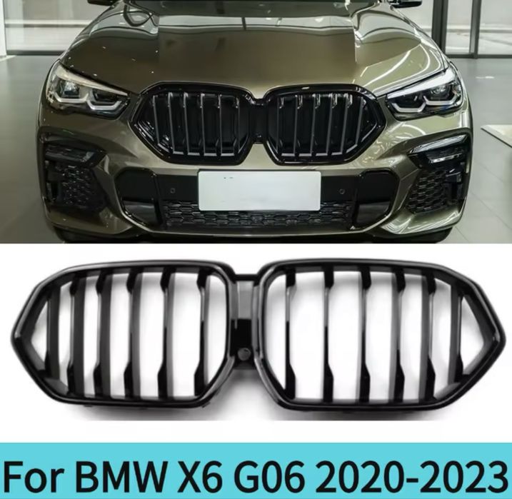 Grile Nari BMW X6 G06 Negru lucios Noi