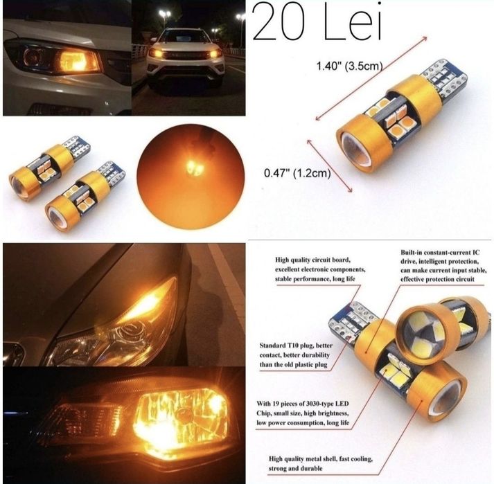 Led-uri auto universale