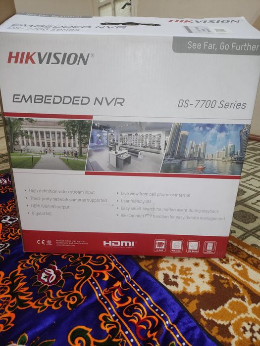 Video yozgich Hikvision Nvr 32 kanalli 32 dona kamera oʻqiydi