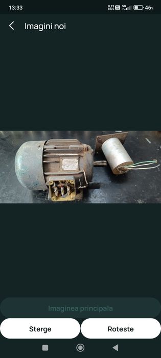 Motor electric trifazic 220v și 380 v