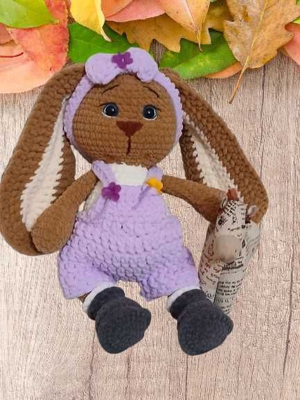 Ръчно изработени плюшени играчки Зайче Маруся